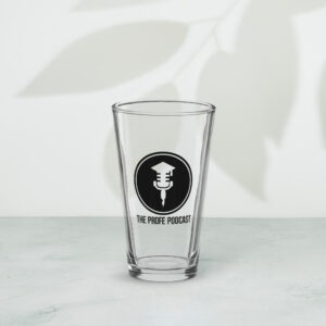 Shaker pint glass